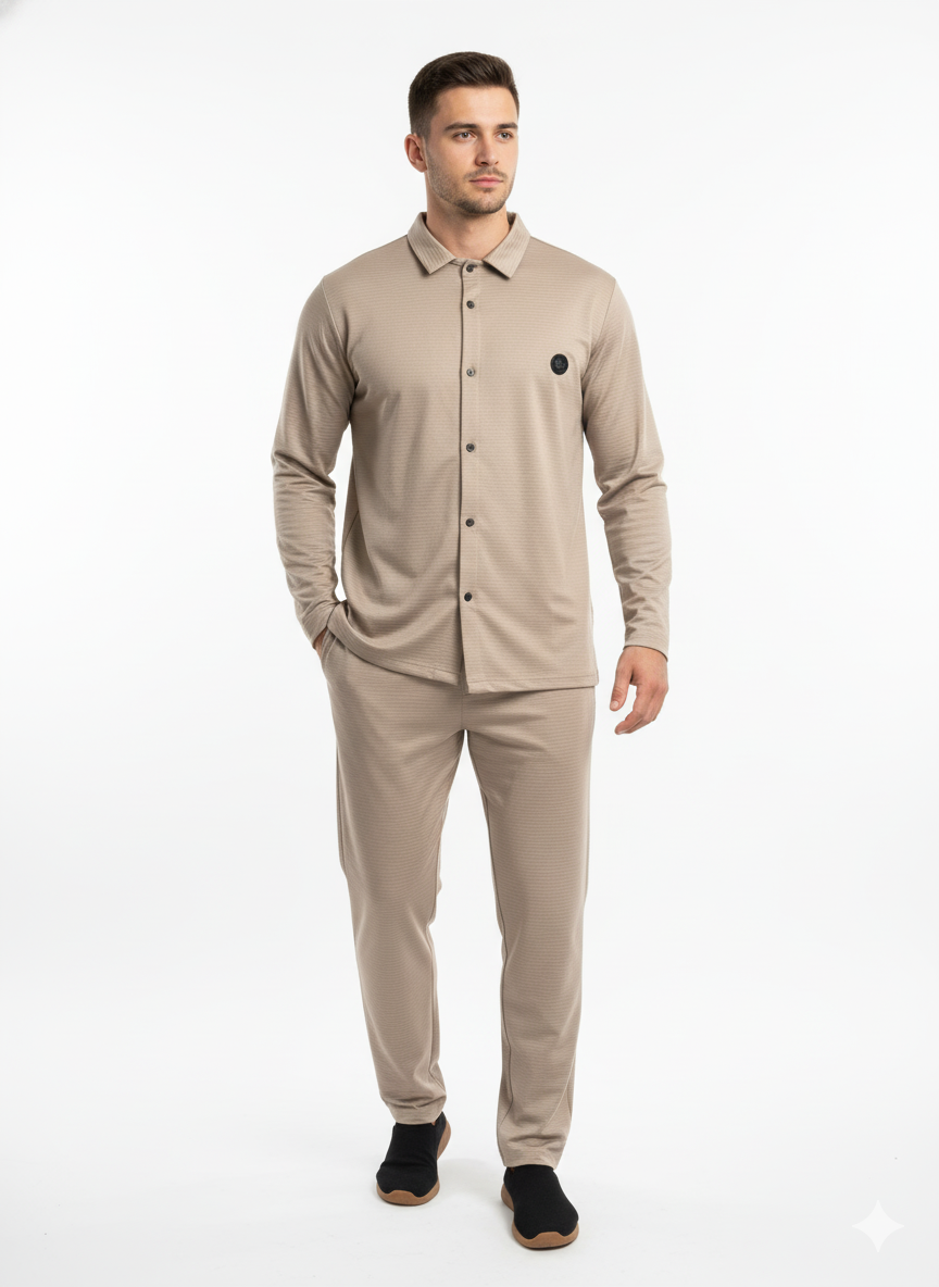 Men's Premium Black Dress Co-ord Set