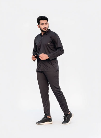 Men's Premium Black Dress Co-ord Set